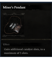 Miner's Pendant