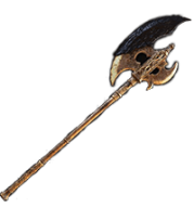 Gargoyle's Black Halberd